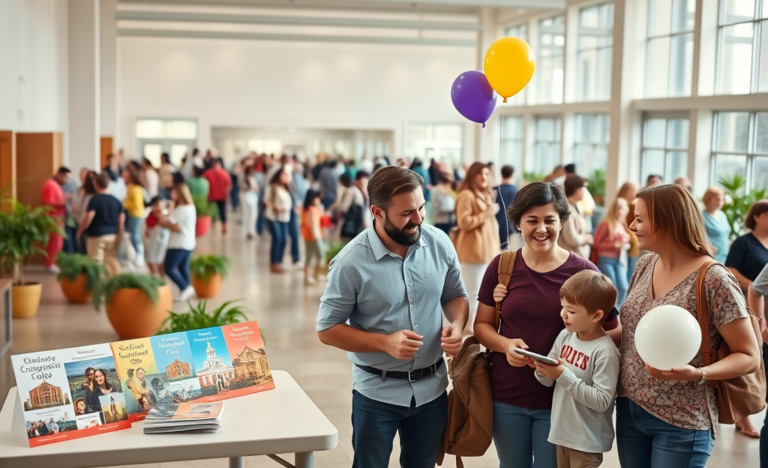 A diverse group of Christians gathering in fellowship and worship.