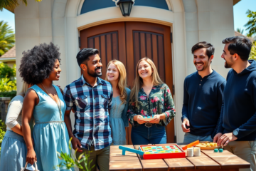 A group of Christians enjoying a social event, representing opportunities for Christian dating.