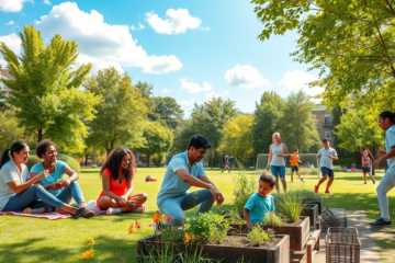 A diverse group of people engaged in activities that reflect shared values and beliefs, symbolizing meaningful connections.