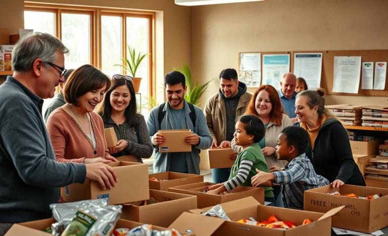 Meeting Christian people in community service and events.