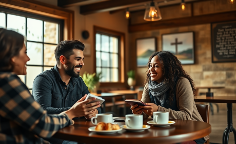 A collage of Christian dating websites for serious relationships.