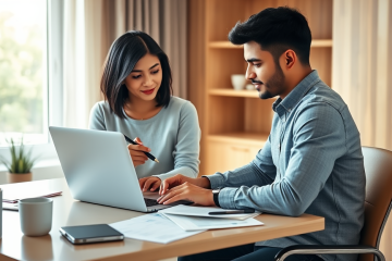 Imagen representativa de un préstamo simple y rápido sin papeles.