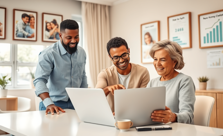 Imagen que ilustra el proceso de solicitud de crédito con soporte en español por Rocket Mortgage.