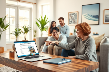 Infografía sobre cómo solicitar financiamiento habitacional a través de Caliber Home Loans con pasos y tips.