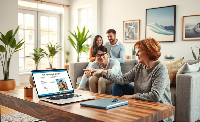 Infografía sobre cómo solicitar financiamiento habitacional a través de Caliber Home Loans con pasos y tips.