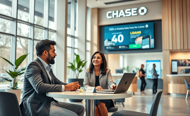 Guía para hispanos sobre cómo solicitar un préstamo en Chase Bank.