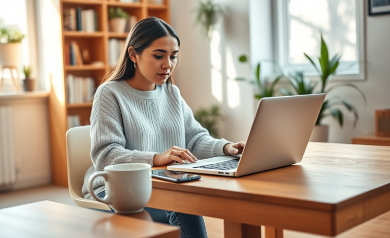 Imagen que ilustra el proceso de solicitud de crédito urgente con Rise Credit.