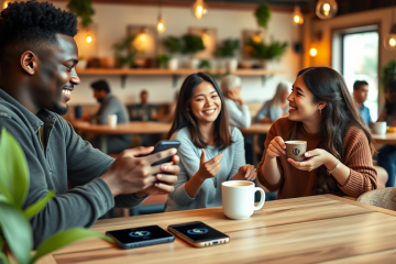 Imagen representativa de una aplicación cristiana para encuentros sinceros y con propósito.