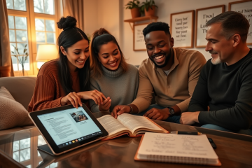 Imagen de la aplicación cristiana más comentada, con características destacadas para el estudio bíblico.
